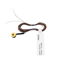 Sensor Criogénico Di07-PC1 de Cobre Libre de Oxígeno, Chapado en Oro, con Cable Multitipo para Monitoreo de Temperatura Ultrabaja en Nitrógeno Líquido