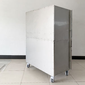 EUR <span class=keywords><strong>Cage</strong></span> vétérinaire PET Hc-2 à 4 portes en acier inoxydable pour animaux de compagnie, parfaite pour l'entraînement, le transport ou la maison - Product Image 2