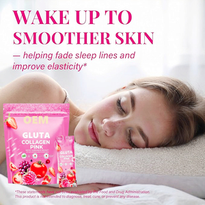 Suplemento Herbal de Belleza en Polvo de Colágeno Gluta para Adultos, con Colágeno Marino Profundo, CoQ10, para una Piel Saludable, en Sobres Instantáneos - Product Image 5