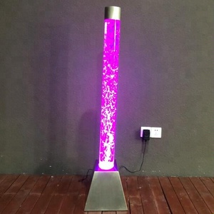 Piliers de décoration de mariage d'intérieur, tubes à bulles, lampes de sol sensorielles à <span class=keywords><strong>LED</strong></span>, lampe à bulles d'eau - Product Image 6