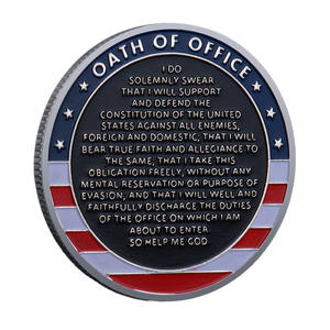 Moneta Commemorativa in Metallo Intagliato su Due Lati, Tema '<span class=keywords><strong>Giuramento</strong></span> di Ufficio', Moneta Souvenir da Collezione 'Prima Saluto' - Product Image 6