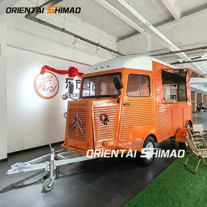ORIENTAL SHIMAO New Design Fiberglass Fast Food Truck Best Price Accept Movable for Ice Cream Restaurant Seasoning Plant