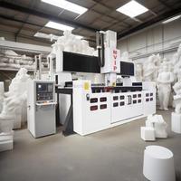 Centre d'usinage CNC 5 axes professionnel pour la fabrication de moules de fonderie et de moules de salle de bain à grande échelle, sur mesure