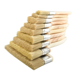 Vente en Gros Brosses en Poils de Porc Naturels Pinceaux Industriels en Soies de Porc pour Peinture Murale Pinceaux à Manche en Bois pour Barbecue Approvisionnement Usine - Product Image 3