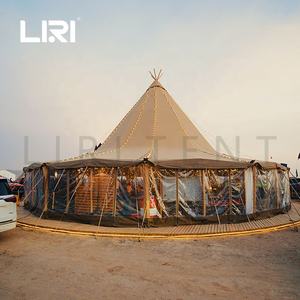 Grande toile imperméable tipi indien événement tipi hôtel désert tente pour camping - Product Image 6