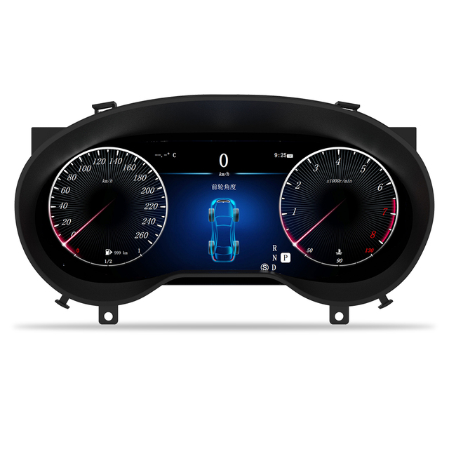 12.3inch Car LCD Digital Cluster Dashboard Virtual Cockpit Speed Meter Screen Media Player for Mercedes Benz GLA CLA a 2015-2018