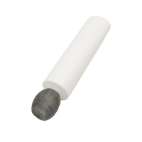 Tube cosmétique blanc souple avec embout unique en forme d'étoile, distributeur de produits cosmétiques en forme de fleur, emballage avec capuchon à bille marbrée
