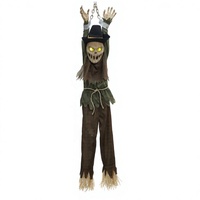 Décorations d'horreur animées grandeur nature pour Halloween 2026, clown animatronique, vente en gros
