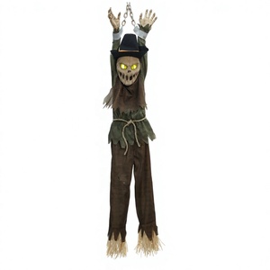 Decoraciones Animadas <span class=keywords><strong>de</strong></span> Payaso <span class=keywords><strong>de</strong></span> Terror para Halloween 2026, Tamaño Real, Venta al por Mayor, para Exteriores - Product Image 1