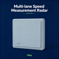 Sensor Kecepatan Multi-Lane TSRV04 60GHz Jangkauan Deteksi 100m Jalan Perkotaan 4 Jalur 32 Target Non-Kontak Keluaran XY & Kecepatan