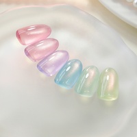 DANNYCOLL Collection d'été 6 couleurs Ensemble de vernis à ongles gel pour les yeux de chat Marque privée Vente en gros Vernis à ongles gel pour les yeux de chat en gelée Logo personnalisé