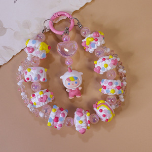 DIY Mobile Accessories Action Figure Phone Chain Hand Drawn Beaded Phone Lanyard <strong>Backpack</strong> Bag Pendant Gift - Product Image 4
