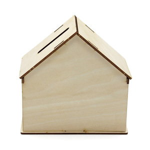 Wooden House Money Bank <b>Diy</b> <b>Kit</b> For Kids Age 4 6Y Craft Education Toy - Product Image 3