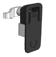 Loquet de compression affleurant à verrouillage de panneau sans clé DL726-11