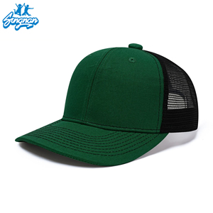 Sombrero de malla de verano microcurvado para hombre, sombrero de conductor de camión bloqueado de Color, protección solar personalizada para exteriores, divertidos caspes y sombreros de ala plana - Product Image 4