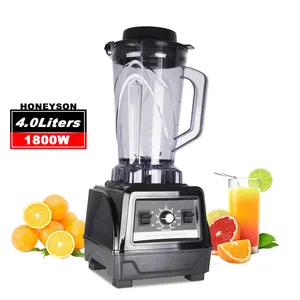 Personalização 4.0L Jar Electric High Speed 1800W Commercial Blender Com Chopper