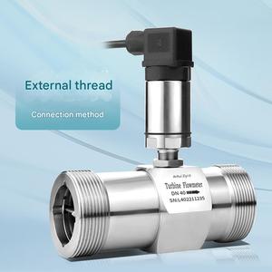 Modbus lỏng tuabin lưu lượng kế 4-20mA hiện tại đầu ra 485 luồng nhanh chóng-kẹp Cảm biến lưu lượng nước transmitter cho nước tinh khiết - Product Image 5