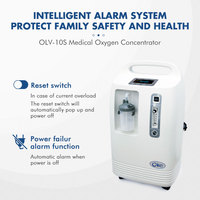 Olive 93% Purity Medical 5 litros Concentrador de Oxgeno Hospital 20 litres Générateur d'oxygène 10l Concentrateur d'oxygène pour deux