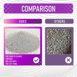 Litière pour chat en bentonite de sodium en boules |   Litière pour chat antiadhésive sans poussière - Product Image 2