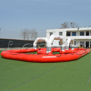 Jeu de sport d'équipe Go Kart Race Track Karting Piste de course gonflable <span class=keywords><strong>Circuit</strong></span> de voitures de course - Product Image 3