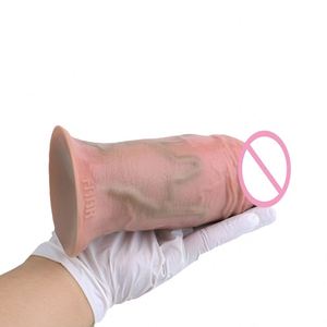 FAAK Silicone Large Butt Plug Skin Touch Realistic Thick <b>Dildo</b> with Sucker Sex Toys for Women Men Anal Massage Masturbate - Product Image 2