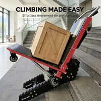 Chariot monte-escalier électrique 400 kg, chariot de manutention portable pour livraison de marchandises en entrepôt, cadre personnalisé OEM