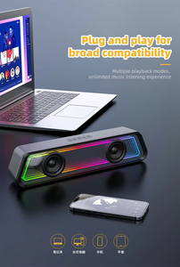 <span class=keywords><strong>Barre</strong></span> <span class=keywords><strong>de</strong></span> <span class=keywords><strong>son</strong></span> pour ordinateur portable sans fil <span class=keywords><strong>RGB</strong></span> Slim Table <span class=keywords><strong>Barre</strong></span> <span class=keywords><strong>de</strong></span> <span class=keywords><strong>son</strong></span> portable pour jeux vidéo avec source d'alimentation-Batterie pour <span class=keywords><strong>PC</strong></span> portables - Product Image 5