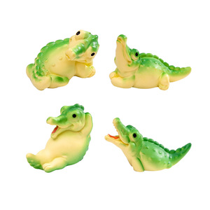 Chenjun Comercio Exterior Nuevo Paisaje de Dibujos Animados Pequeño Cocodrilo Accesorios Decorativos DIY Mini Adornos - Product Image 5