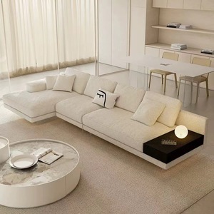 Set di Divani in Tessuto Moderno Nordico, Design di Lusso Personalizzabile, Divano Angolare Fluttuante per Grandi Soggiorni - Product Image 4