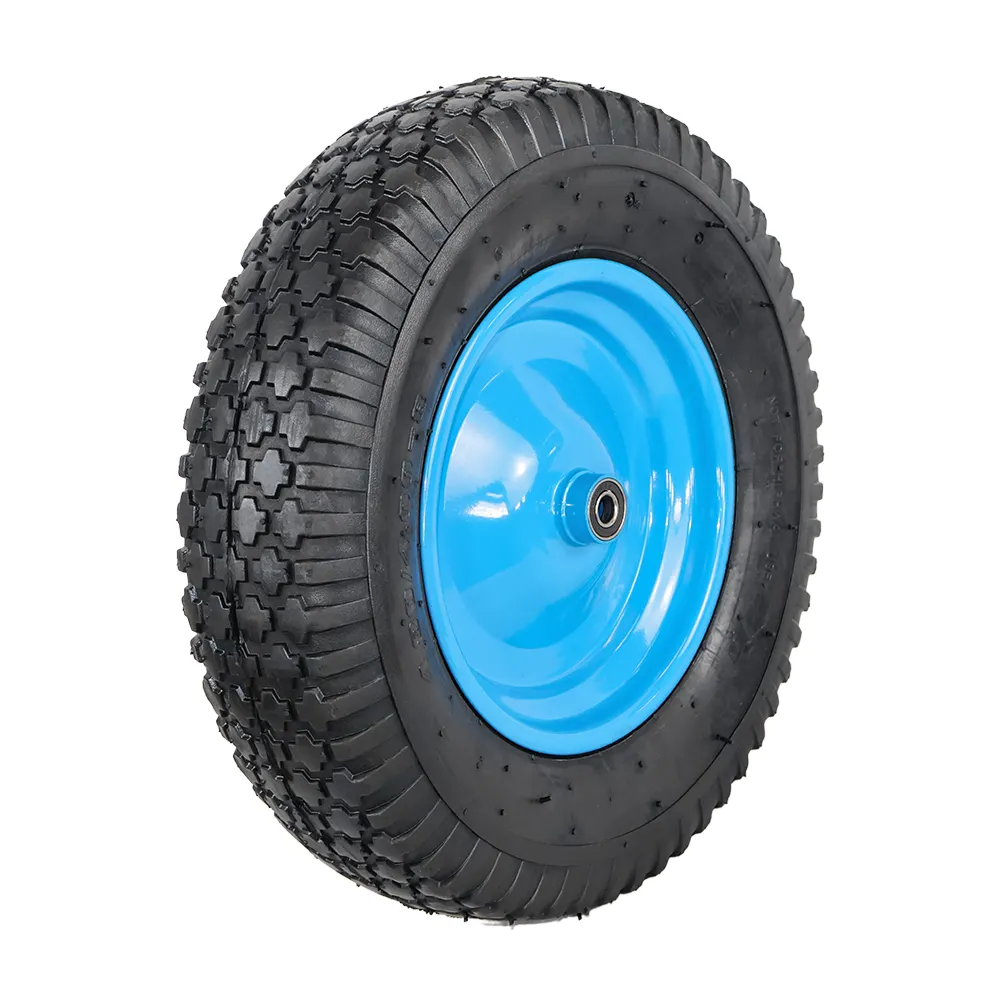 KARMAN 수레 바퀴 고무 타이어 4.00-8 핸드 트럭 타이어 트랙터 타이어 공압 휠 커스텀 공장 가격