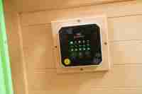 Cabine de sauna infrarouge électrique en bois massif moderne avec garantie de 6 ans pour 5 à 6 personnes, usage domestique, avec certificats CE, SAA et ETL