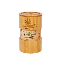 Machine de remplissage de cônes en bambou naturel avec logo laser personnalisé, accessoires de magasin de cigarettes