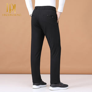 <span class=keywords><strong>Pantalon</strong></span> d'hiver en coton épais pour hommes, plat doublé polaire pour personnes <span class=keywords><strong>âgée</strong></span>s d'âge moyen, du nord-est, résistant au froid, en soie de mûrier, pour l'extérieur - Product Image 6