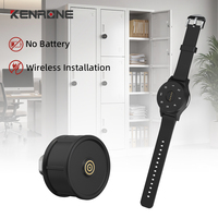 Kit de serrure à came passive alimenté par bracelet, solution de verrouillage sans batterie pour armoire de classement de données d'usine, d'atelier ou de bureau