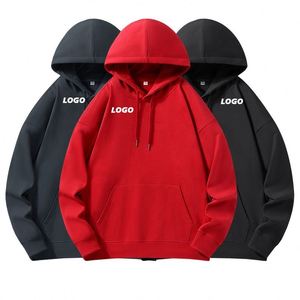 Sudadera con Capucha Roja Navideña para Mujer, 100% Algodón de Alta Calidad, Sudadera Personalizable Lisa, Estilo Informal para el Hogar - Product Image 1