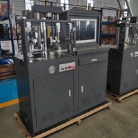 Machine d'essai automatique de compression et de flexion du ciment 300kN, contrôlée par ordinateur, testeur hydraulique servo EN 196-1 ASTM C