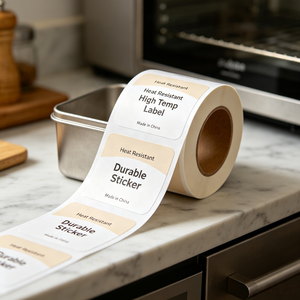 Etiquetas Autoadhesivas Personalizadas con Nombre de Marca Impresas a Prueba de Agua, Troqueladas, para Cajas de Cartón Exteriores de Comercio Electrónico, Rollo de Papel - Product Image 3