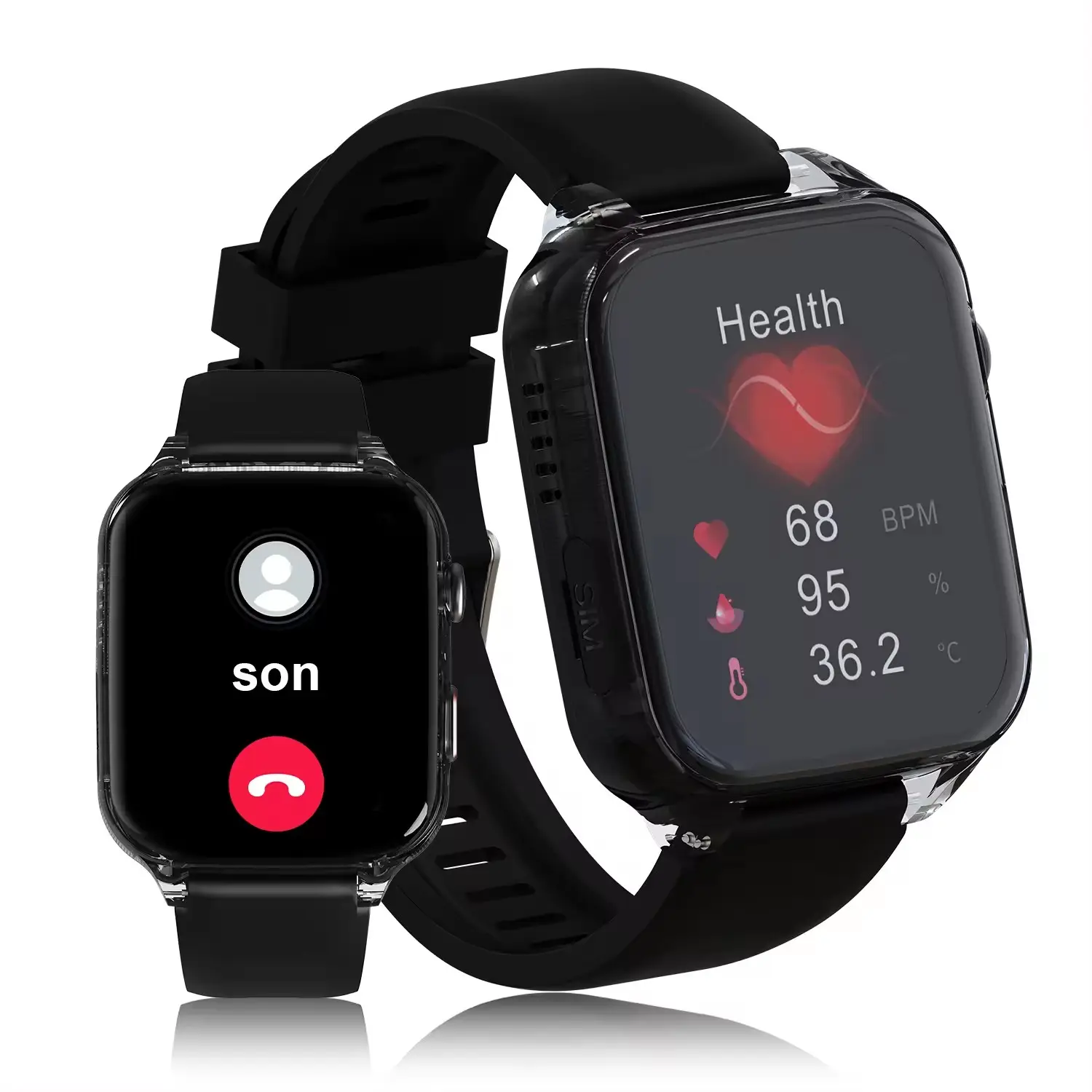 2024 New Product 4g Elderly Watch VL13 ECG Heart Rate WIFI GPS Location SOS Call Fall Alarm 4g Android Smartwatch
