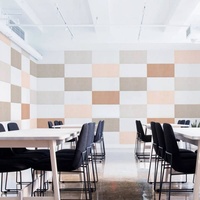 Panneau acoustique en feutre PET auto-adhésif 30*30cm, 100% fibre de polyester, insonorisant, panneau mural insonorisant