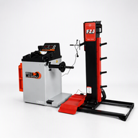Équilibreuse de pneus 3D tout-en-un avec alignement de roues, capacité 70 kg, vitesse 200 tr/min, LEO L9031, 0,25 kW, double entrée automatique, pour atelier de pneus