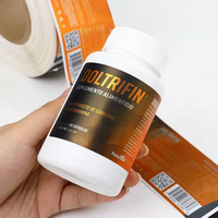 Adhesive Waterproof Vinyl Product Label Stickers Custom Gold Foil Olive Oil Food Grade Supplement Labels