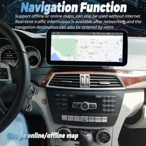 Autoradio pour Mercedes Benz Classe C C200 GLC C180 C220 C300 2019, écran 12,8 pouces, Android, stéréo multimédia, GPS, navigation, Carplay, BT - Product Image 5