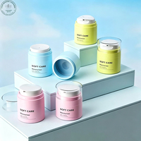 Cosmétiques élégants couleur personnalisée bouteille de presse acrylique sous vide à double paroi épaisse 15ml 30ml 50ml sérum de soins de la peau à pompe sans air en plastique