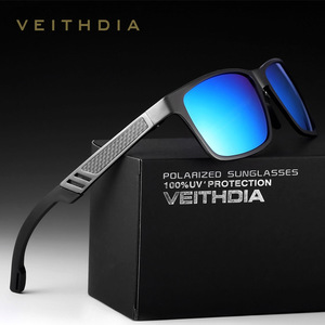 Veithdia Men's Sunglasses Aluminum Magnesium Polarized Blue Lens UV400 Outdoor Driving Fishing Glasses - Product Image 2