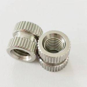Tuercas de inserción moleteadas autoblocantes de acero inoxidable 304 A2 Clase 8 de alta resistencia para fabricantes de fábrica - Product Image 1
