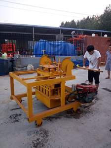 Haiti diskon besar mesin pembuat blok berongga beton seluler mesin diesel bata untuk stok batu bata padat - Product Image 4