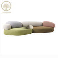 Canapés colorés, canapé de salon, design moderne, canapé sectionnel, meubles de salon