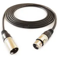 Günstige High Grade Soft Black 6mm Buchse Audio 3p Xlr Line Kabel xlr Mikrofon kabel