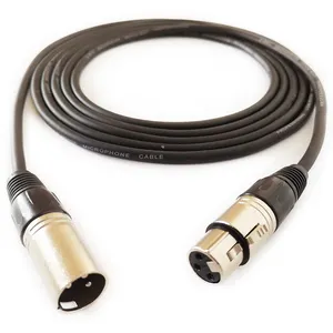 kabel audio mic Suppliers-Goedkope Hoogwaardige Zachte Zwarte 6 Mm Jack Audio 3 P Xlr Lijn Kabel Xlr Microfoon Kabel