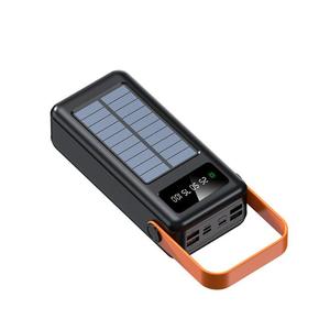 Anpassbare Powerbank 50000mAh 30000mAh Solar-Powerbank für Outdoor mit LED-Leuchten Neue 6Ah Powerstation mit Kabel Inklusive - Product Image 1